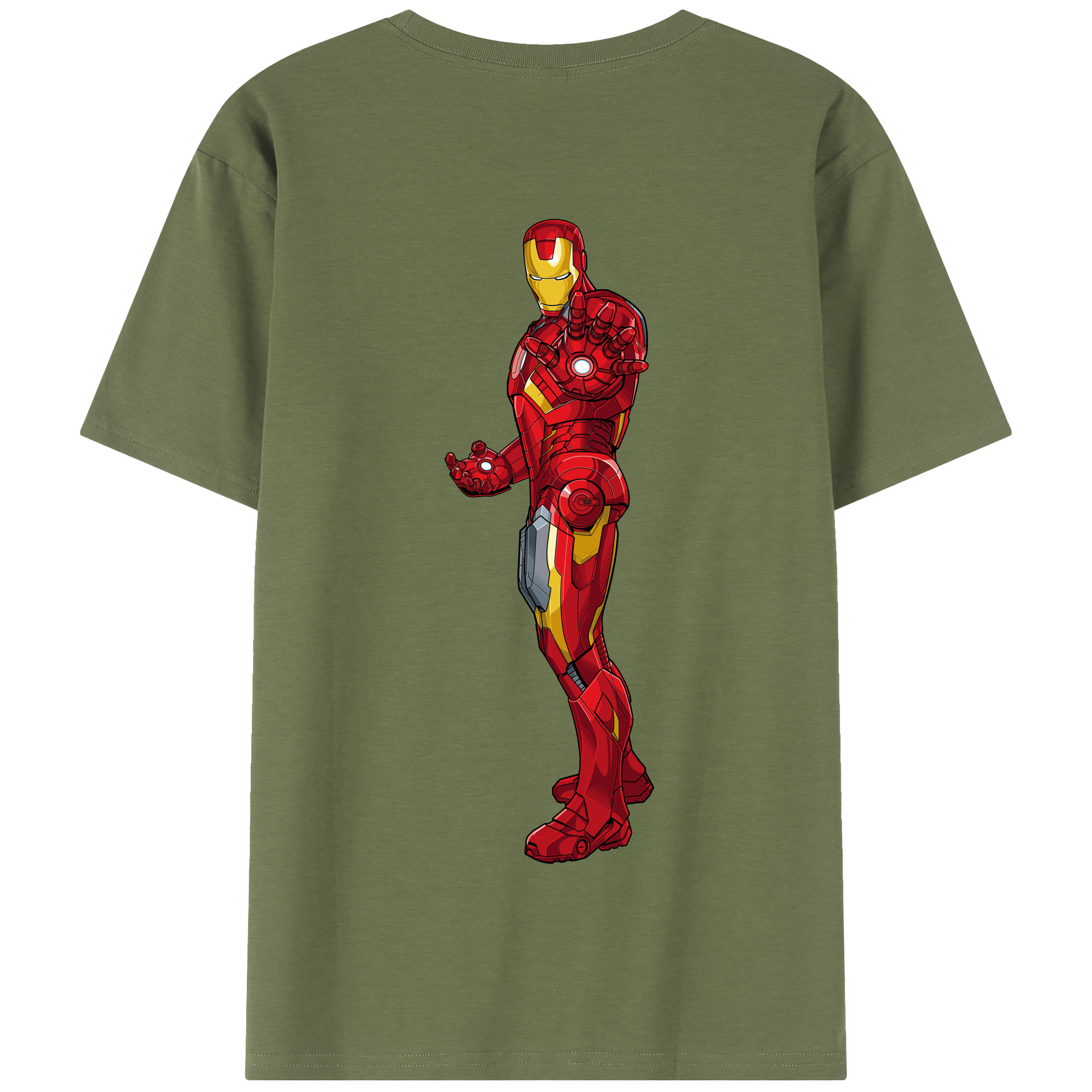 （画像用） アベンジャーズ The Avengers 綿100％半袖Tシャツ（背面プリント）